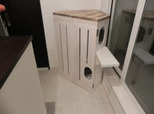 猫のトイレのカバーを作成