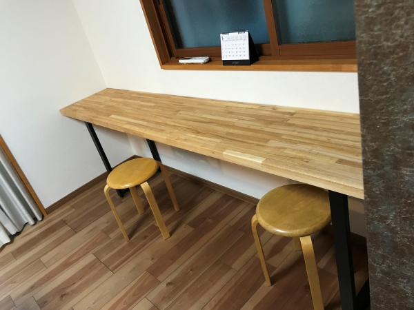 カウンターテーブルを作成 | 木材通販のマルトクショップ