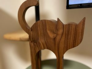 猫型の置物を作成