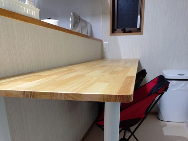 カウンターテーブルの入れ替え