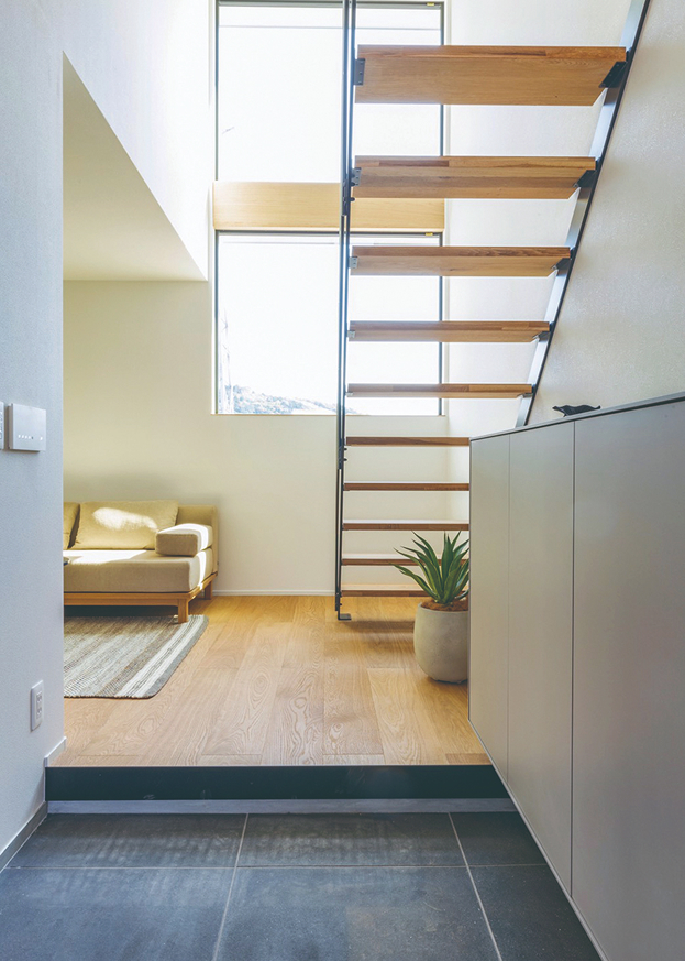 こだわりの階段