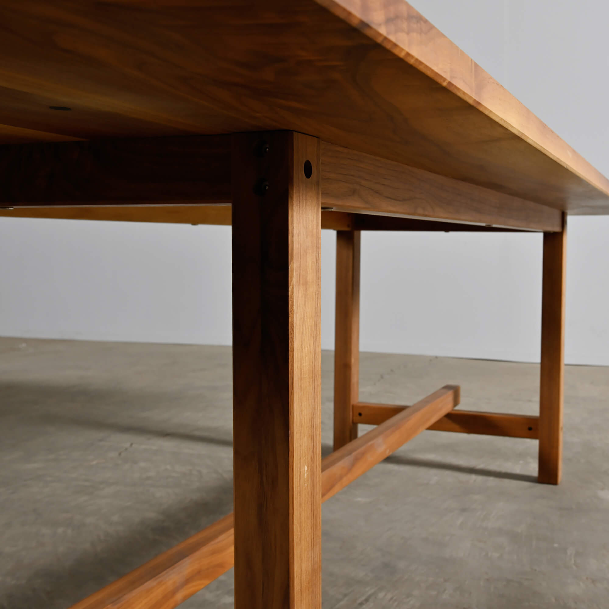 長方形テーブル／角材脚