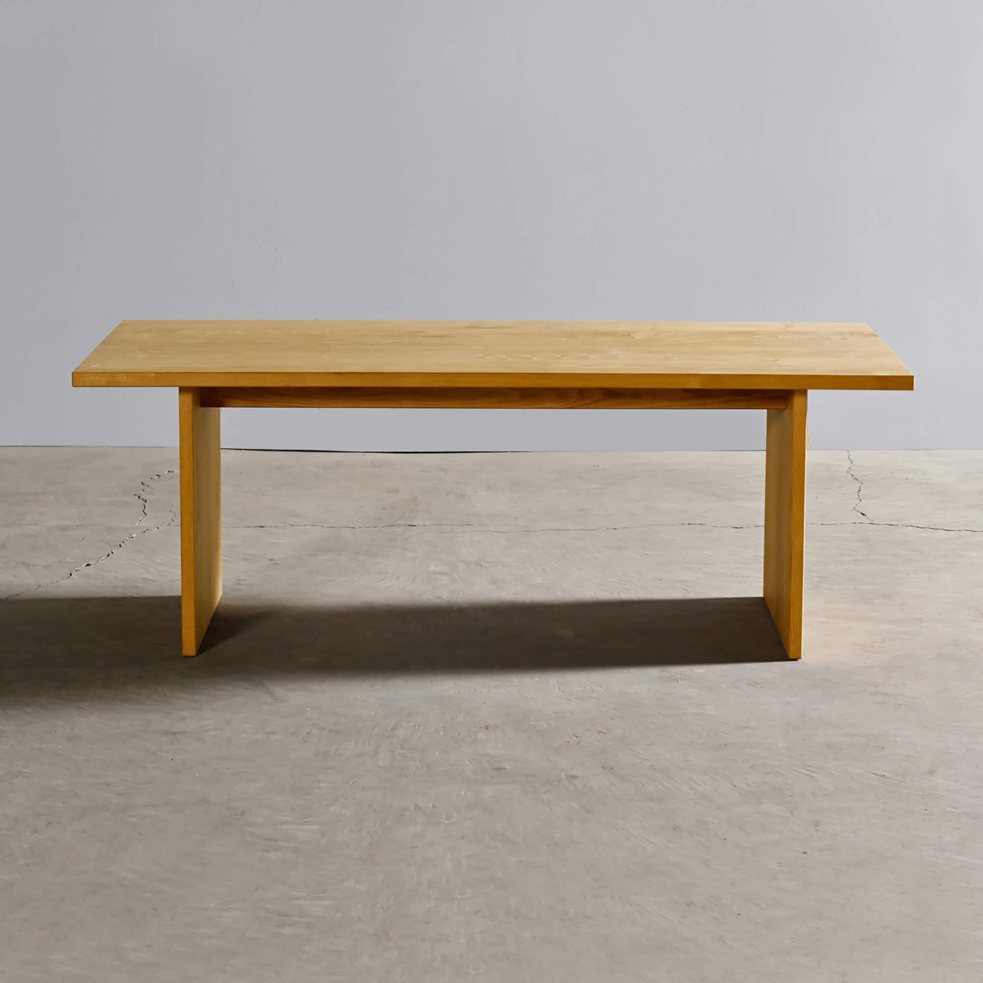 長方形テーブル／面材脚