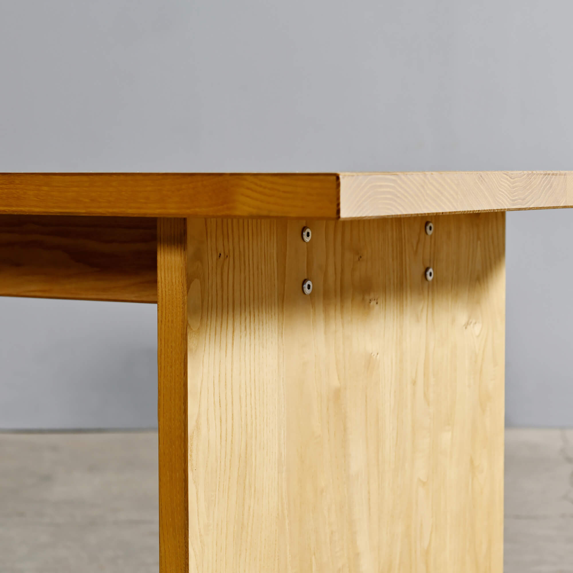 長方形テーブル／面材脚