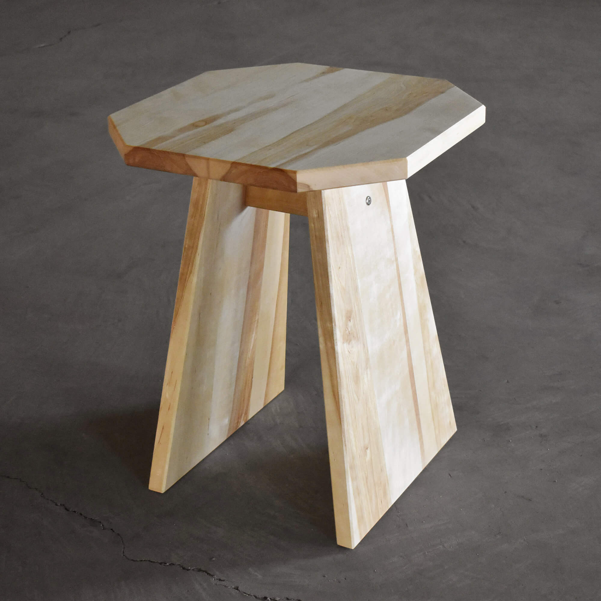 サイドテーブル／面材脚